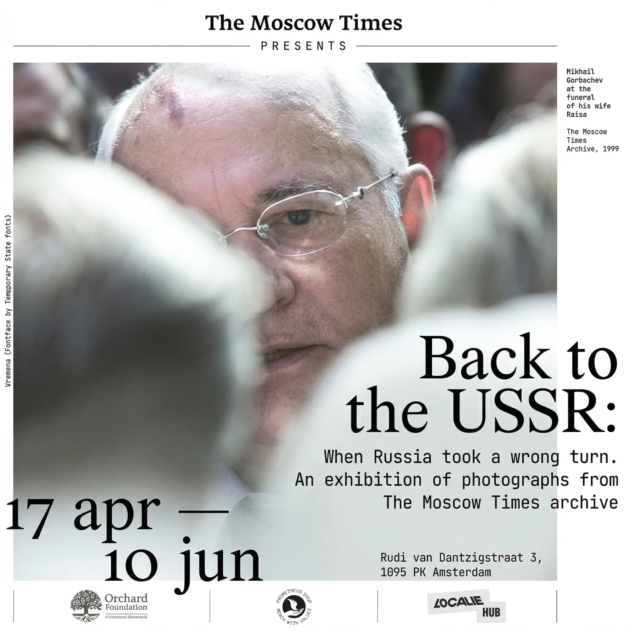 Back to the USSR — The Moscow Times Photo Exhibition, April 17 – June 10, Amsterdam